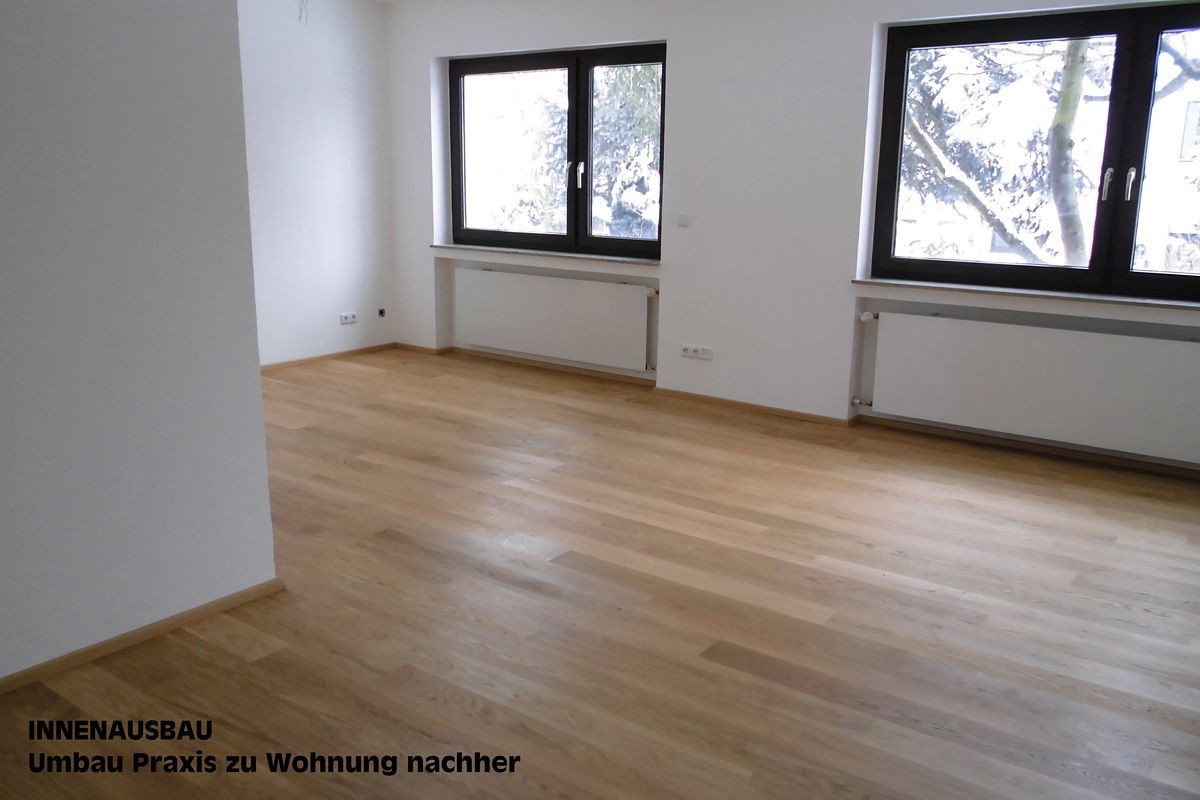 Umbau Praxis zu Wohnung: NACHHER