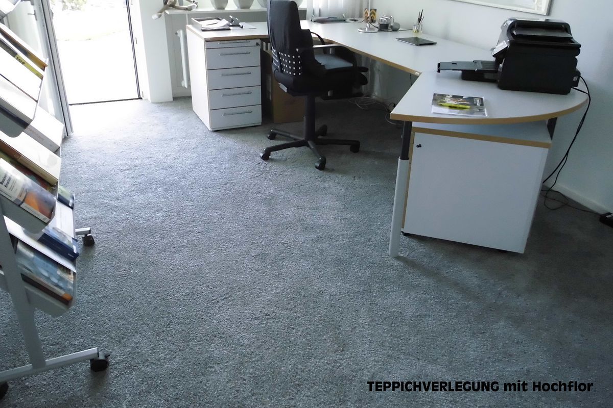 TEPPICHVERLEGUNG mit Hochflor